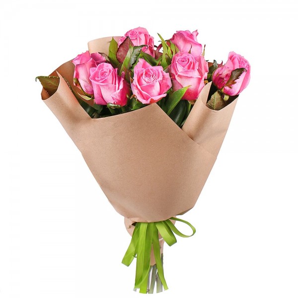 Pembe Gül Buketi (İthal) 7 Adet